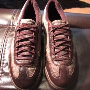 Men’s size 11.5 tweed and leather brown Vans